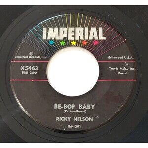 Ricky Nelson Be-Bop Baby/Have I Told You Lately That I Love You 45 RPM VG+ '57